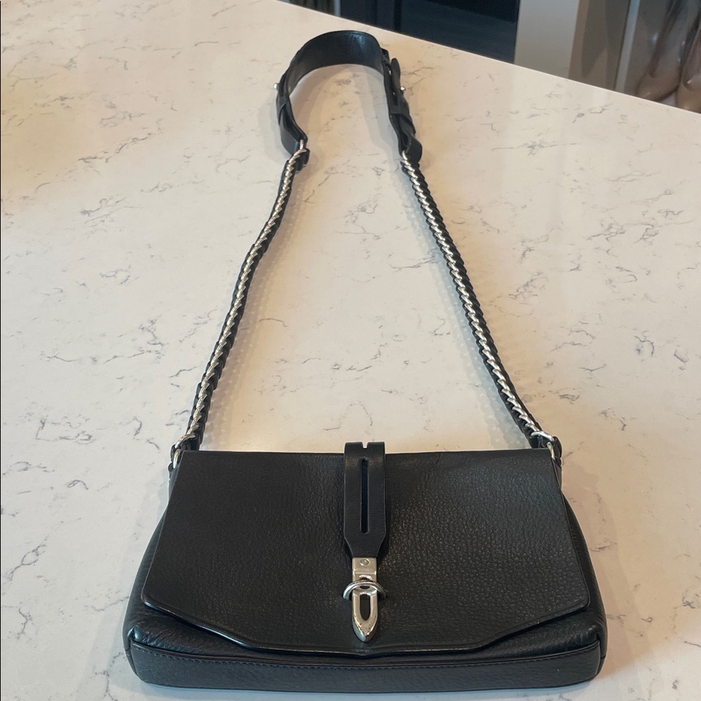 Rag & Bone Black Leather crossbody shoulder bag